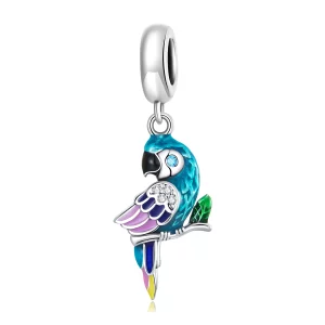 (afbeelding voor) Pandora Style Papegaai Hangende Bedel - SCC2271