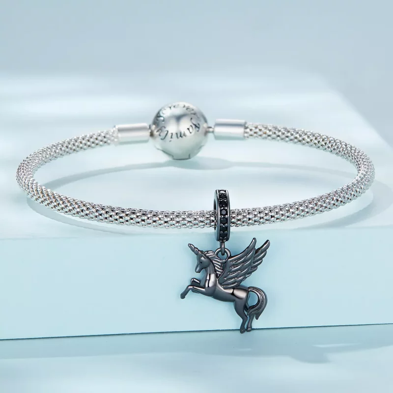 (afbeelding voor) Pandora Style Pegasus Hangende Bedel - SCC2389 - Bekijken 3