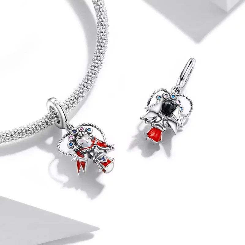 (afbeelding voor) Pandora Style Peking Opera Marionet Hangende Bedel - SCC2109 - Bekijken 4