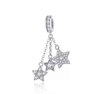 Pandora Style Pentagrammen Hangende Bedel - SCC881 (afbeelding voor) Pandora Style Pentagrammen Hangende Bedel - SCC881