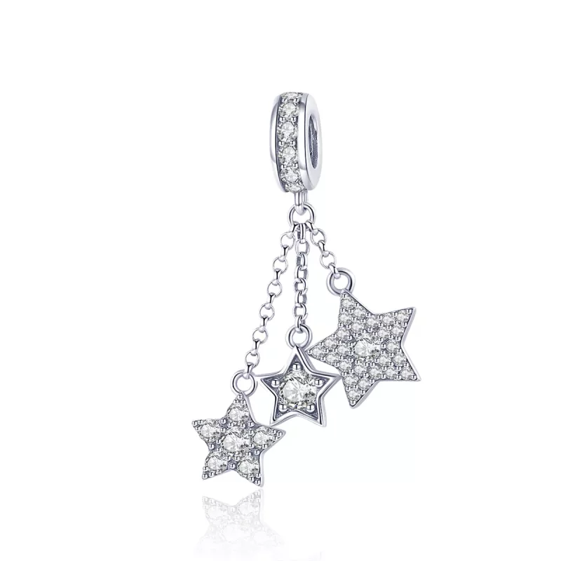 (afbeelding voor) Pandora Style Pentagrammen Hangende Bedel - SCC881