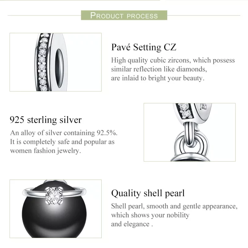 (afbeelding voor) Pandora Style Prestige Parels Hangende Bedel - SCC572 - Bekijken 8