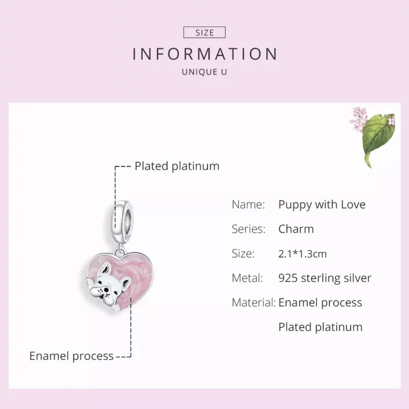 (afbeelding voor) Pandora Style Puppy met liefde Hangende Bedel - BSC360 - Bekijken 7