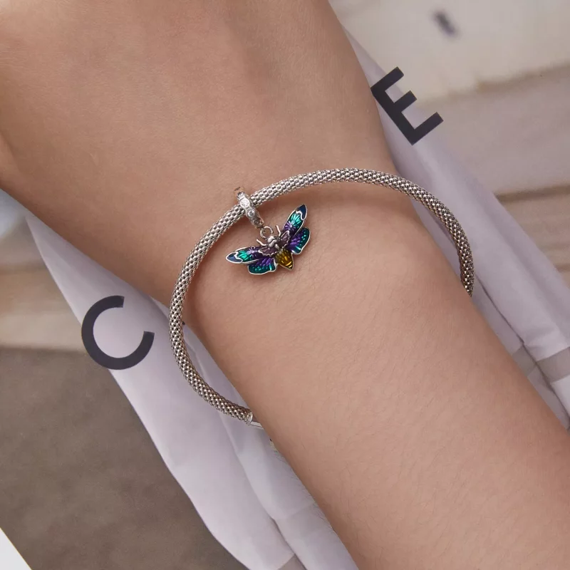 (afbeelding voor) Pandora Style Rare Bij Hangende Bedel - SCC2374 - Bekijken 5