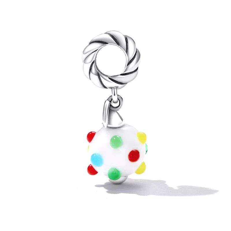 (afbeelding voor) Pandora Style Regenboog glas Hangende Bedel - SCC2225 - Bekijken 3