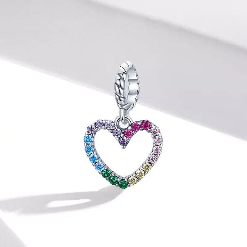 (afbeelding voor) Pandora Style regenboog liefde Hangende Bedel - SCC1851 - Bekijken 2