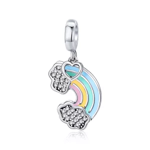 (afbeelding voor) Pandora Style Regenboog na regen Hangende Bedel - SCC905