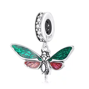 Pandora Style Retro Mot Hangende Bedel - SCC2034 (afbeelding voor) Pandora Style Retro Mot Hangende Bedel - SCC2034