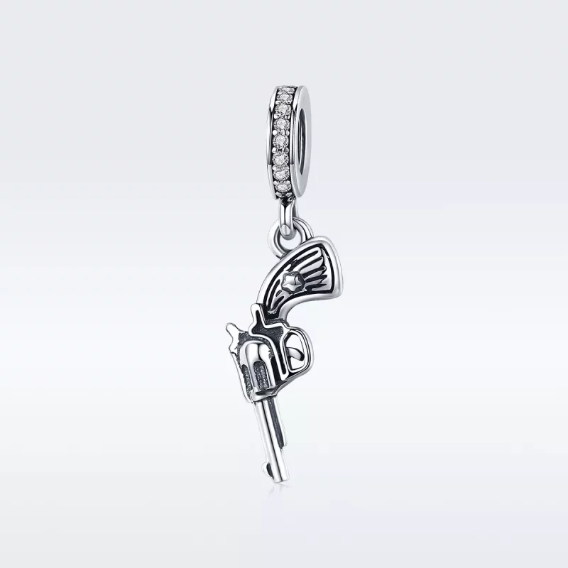 (afbeelding voor) Pandora Style Revolver Hangende Bedel - SCC508 - Bekijken 2
