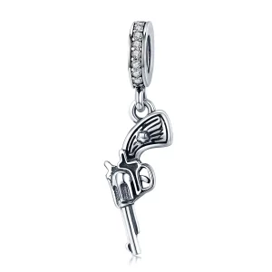 Pandora Style Revolver Hangende Bedel - SCC508 (afbeelding voor) Pandora Style Revolver Hangende Bedel - SCC508