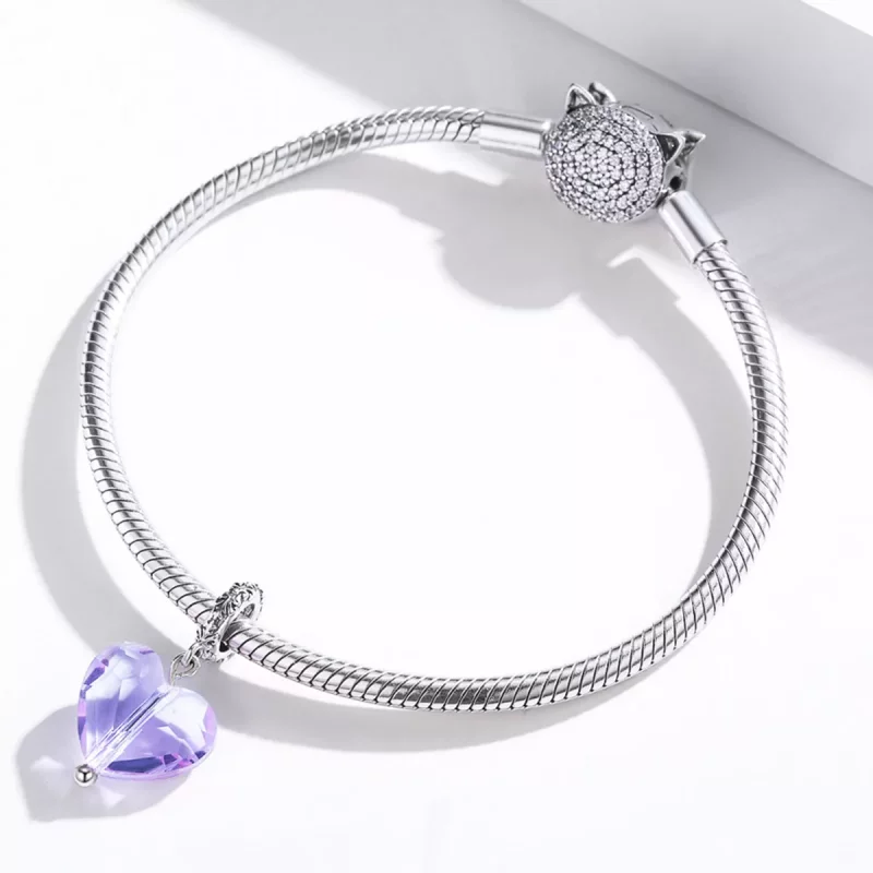 (afbeelding voor) Pandora Style Romatic Liefde Hangende Bedel - SCC1816 - Bekijken 3