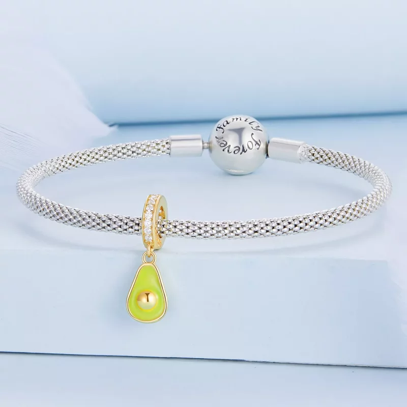 (afbeelding voor) Pandora Style Romige avocado Hangende Bedel - BSC679 - Bekijken 3