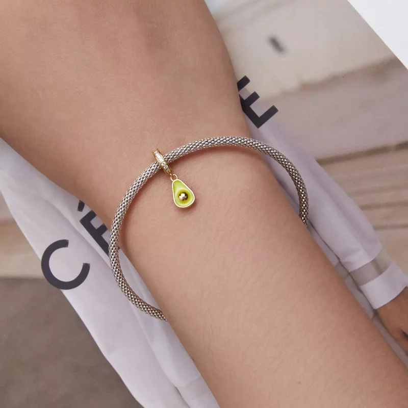 (afbeelding voor) Pandora Style Romige avocado Hangende Bedel - BSC679 - Bekijken 5