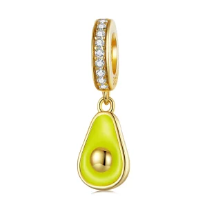 Pandora Style Romige avocado Hangende Bedel - BSC679 (afbeelding voor) Pandora Style Romige avocado Hangende Bedel - BSC679