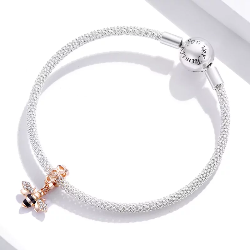 (afbeelding voor) Pandora Style Rose Kleine bij Hangende Bedel - BSC370 - Bekijken 3
