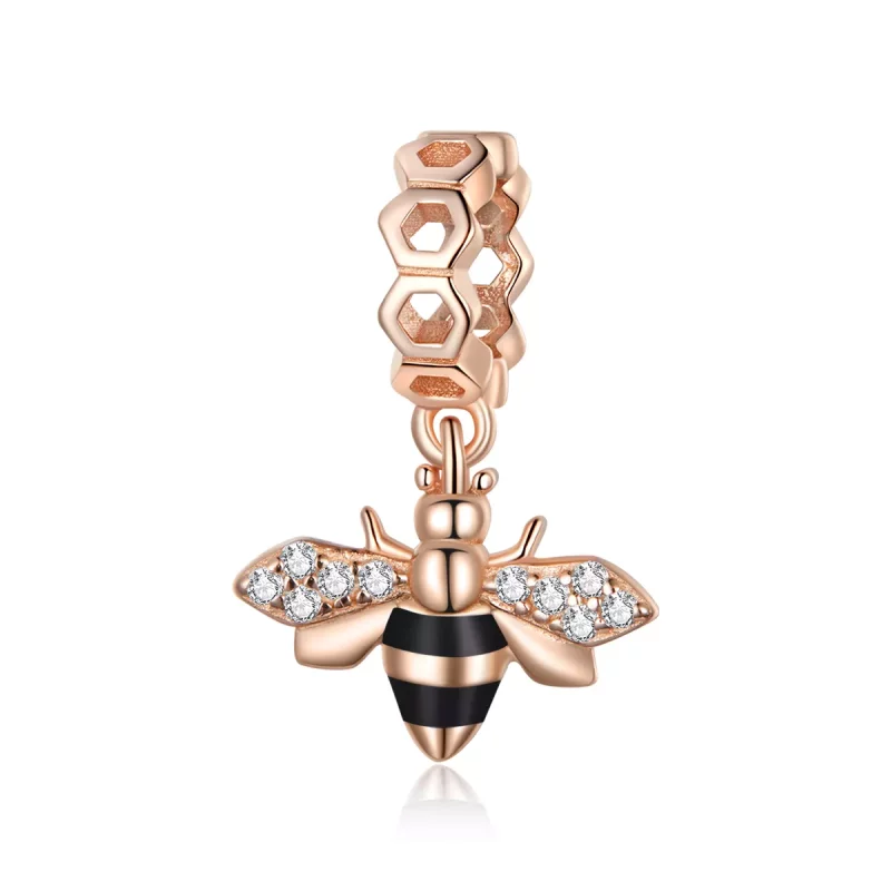 (afbeelding voor) Pandora Style Rose Kleine bij Hangende Bedel - BSC370