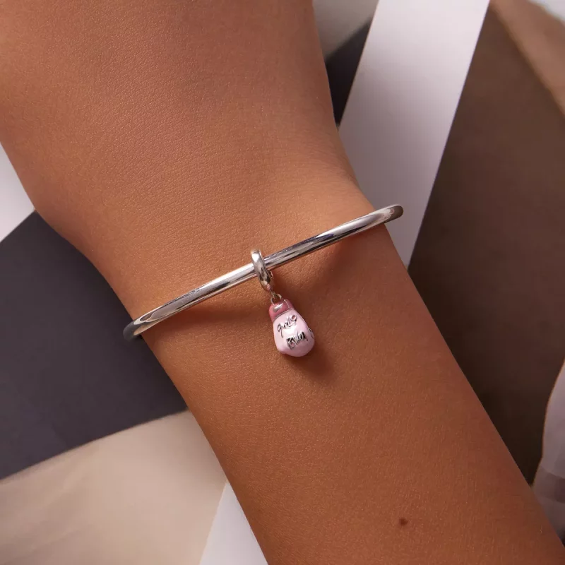 (afbeelding voor) Pandora Style Roze bokshandschoenen Hangende Bedel - SCC2148 - Bekijken 5