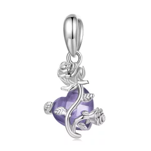 Pandora Style Rozenhart Hangende Bedel - BSC661 (afbeelding voor) Pandora Style Rozenhart Hangende Bedel - BSC661