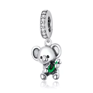 Pandora Style Sax Koala Hangende Bedel - SCC1628 (afbeelding voor) Pandora Style Sax Koala Hangende Bedel - SCC1628