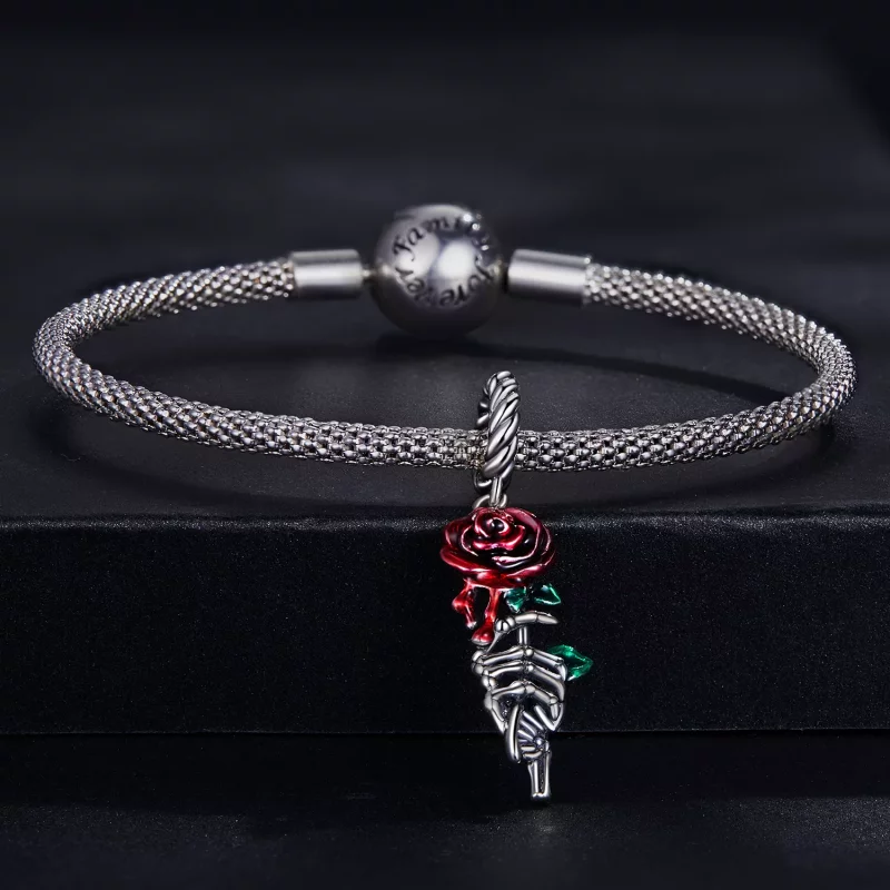 (afbeelding voor) Pandora Style Scarlet Roos Hangende Bedel - SCC2404 - Bekijken 3