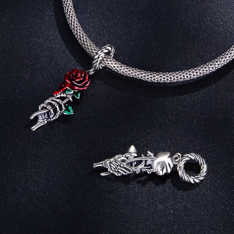 (afbeelding voor) Pandora Style Scarlet Roos Hangende Bedel - SCC2404 - Bekijken 4