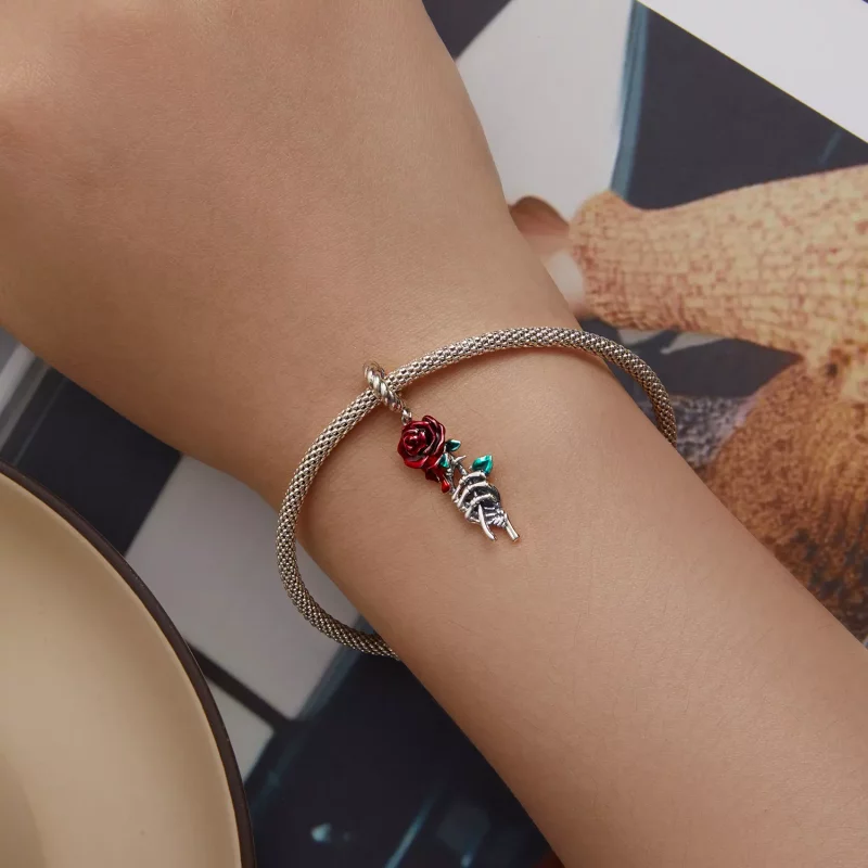 (afbeelding voor) Pandora Style Scarlet Roos Hangende Bedel - SCC2404 - Bekijken 5