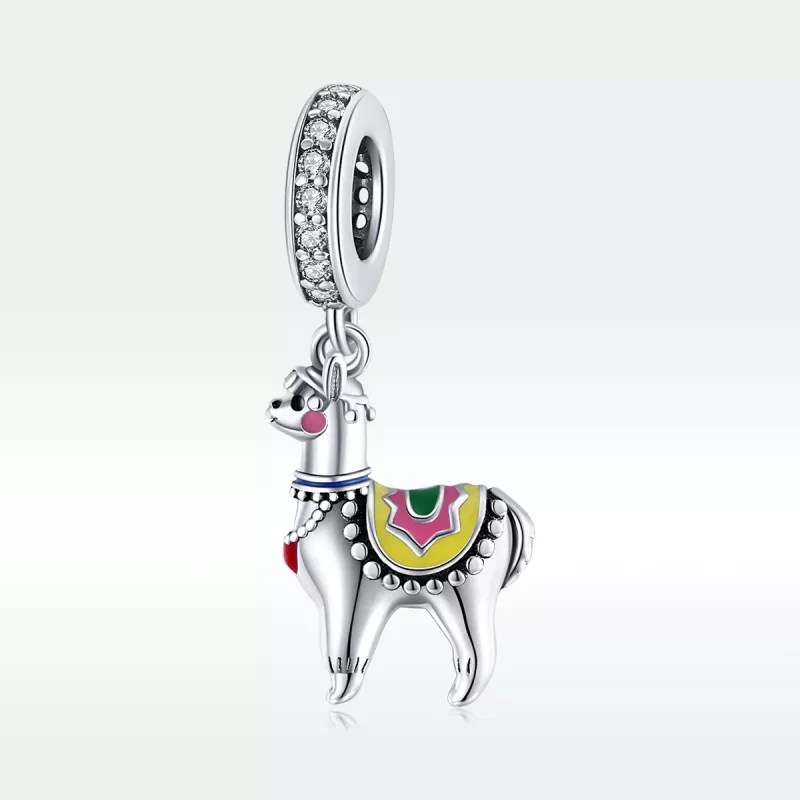 (afbeelding voor) Pandora Style Schattige alpaca Hangende Bedel - SCC1737 - Bekijken 5