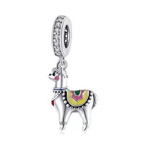 (afbeelding voor) Pandora Style Schattige alpaca Hangende Bedel - SCC1737