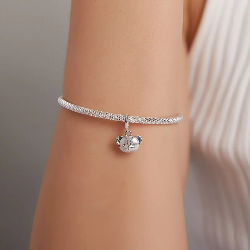 (afbeelding voor) Pandora Style Schattige Beer Hangende Bedel - SCX120-L - Bekijken 5