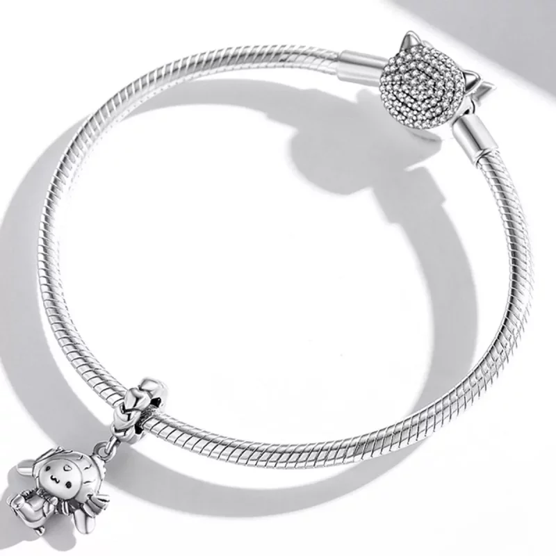 (afbeelding voor) Pandora Style Schattige Hond Hangende Bedel - SCC2046 - Bekijken 3