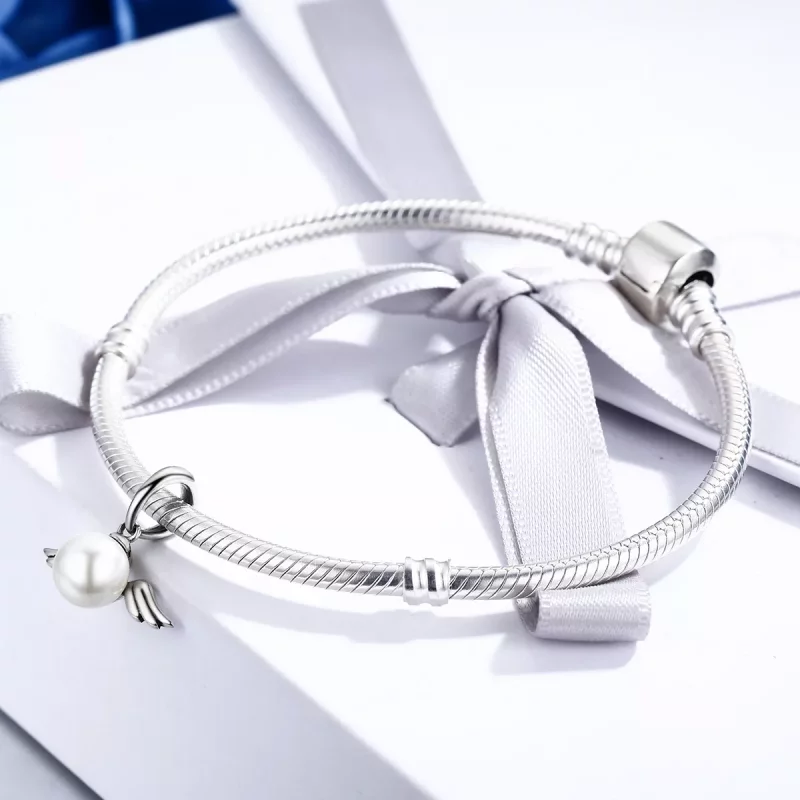 (afbeelding voor) Pandora Style Shell Angel Wings Hangende Bedel - SCC381 - Bekijken 4