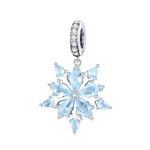 (afbeelding voor) Pandora Style Sneeuwvlokken Hangende Bedel - SCC940