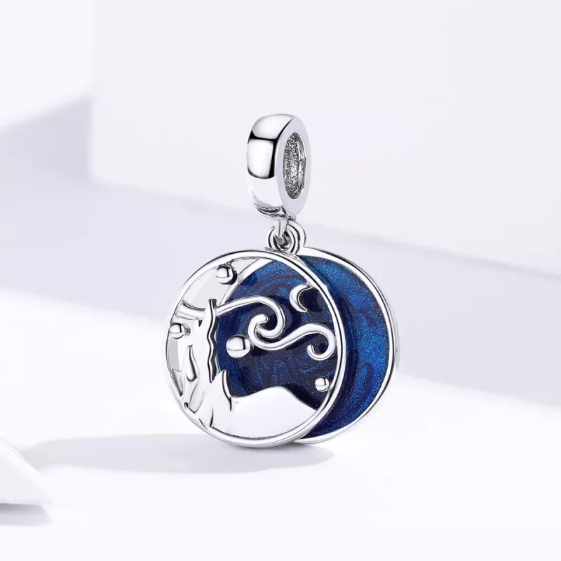 (afbeelding voor) Pandora Style Sterrenhemel Hangende Bedel - SCC1389 - Bekijken 2