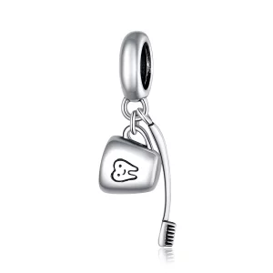 Pandora Style Tandenborstel en beker Hangende Bedel - SCC1597 (afbeelding voor) Pandora Style Tandenborstel en beker Hangende Bedel - SCC1597