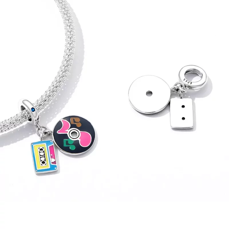 (afbeelding voor) Pandora Style Tape en opname Hangende Bedel - SCC2219 - Bekijken 5