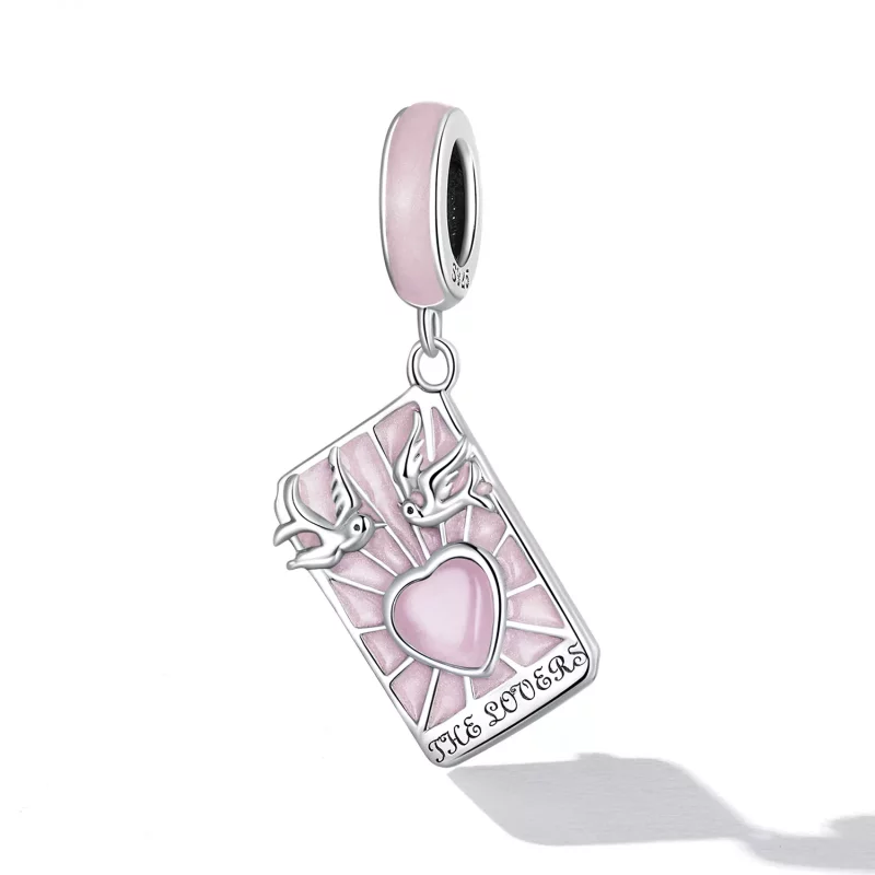 (afbeelding voor) Pandora Style Tarot - Geliefden Hangende Bedel - SCC2263 - Bekijken 2