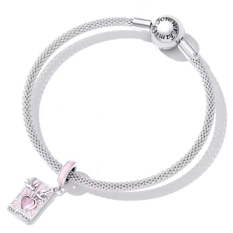 (afbeelding voor) Pandora Style Tarot - Geliefden Hangende Bedel - SCC2263 - Bekijken 4
