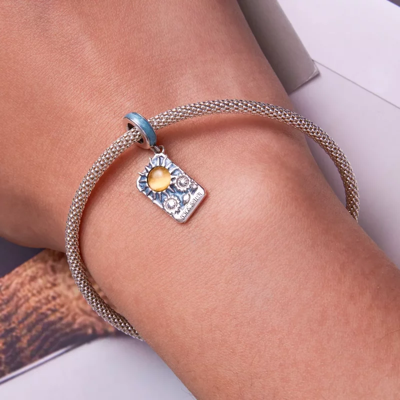 (afbeelding voor) Pandora Style Tarot - Zon Hangende Bedel - SCC2264 - Bekijken 6