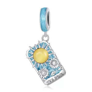 Pandora Style Tarot - Zon Hangende Bedel - SCC2264 (afbeelding voor) Pandora Style Tarot - Zon Hangende Bedel - SCC2264
