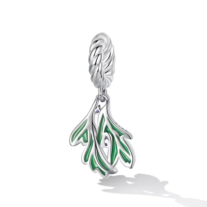 (afbeelding voor) Pandora Style Verse bladeren Hangende Bedel - SCC2295 - Bekijken 2