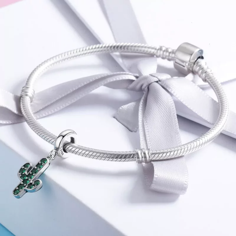 (afbeelding voor) Pandora Style Verse Cactus Hangende Bedel - SCC515 - Bekijken 4