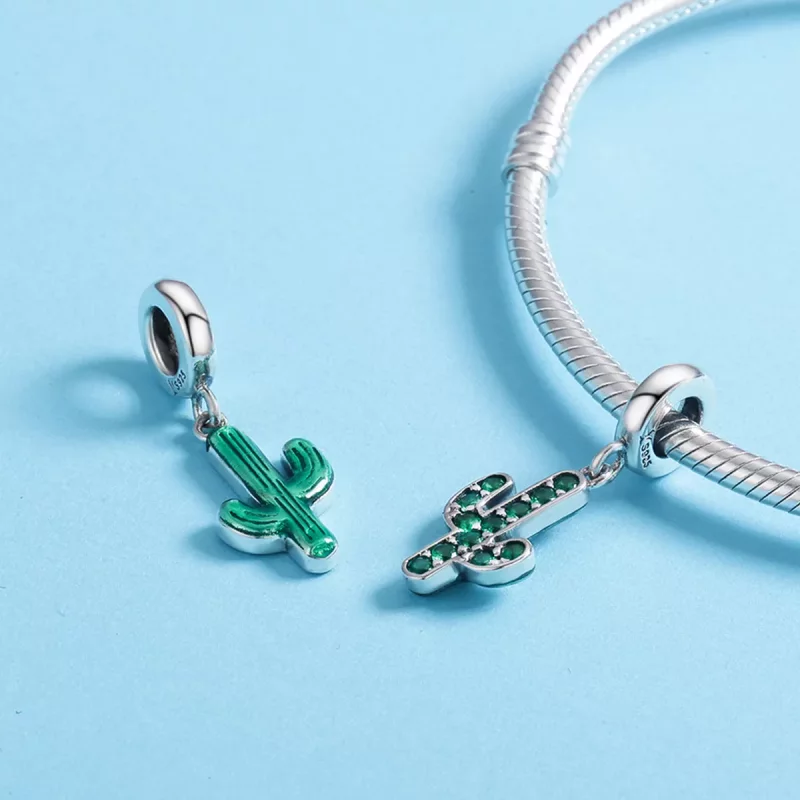 (afbeelding voor) Pandora Style Verse Cactus Hangende Bedel - SCC515 - Bekijken 5