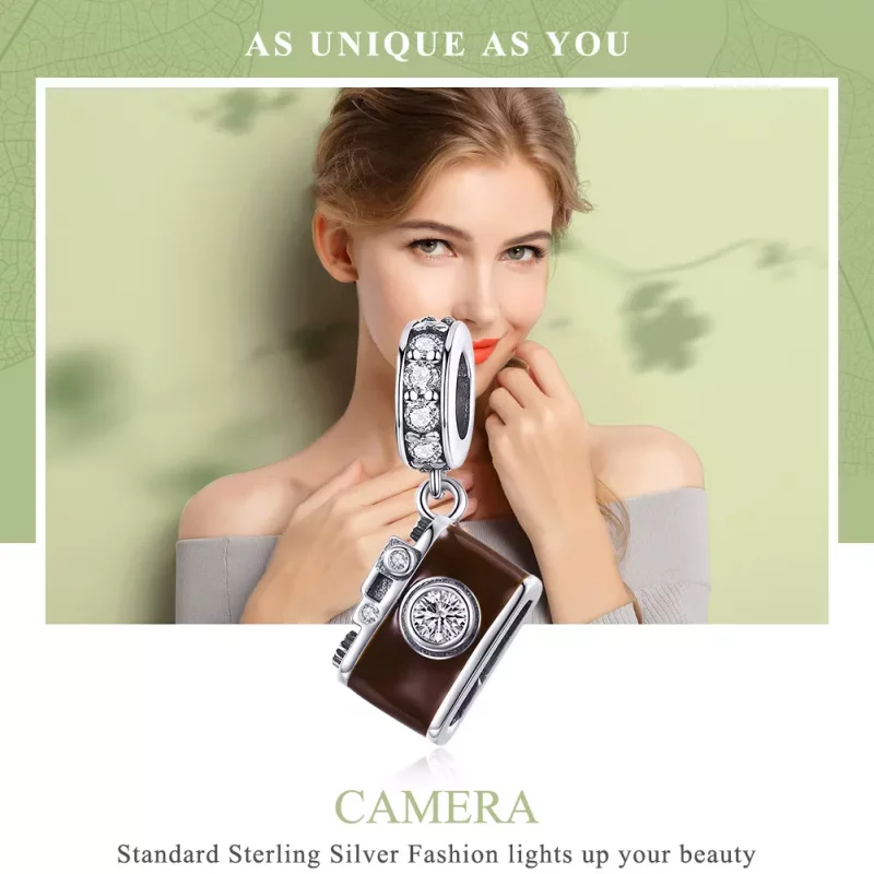 (afbeelding voor) Pandora Style Vintage digitale camera Hangende Bedel - SCC953 - Bekijken 6
