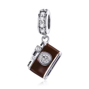 (afbeelding voor) Pandora Style Vintage digitale camera Hangende Bedel - SCC953