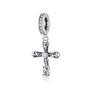 (afbeelding voor) Pandora Style Vintage kruis Hangende Bedel - BSC313