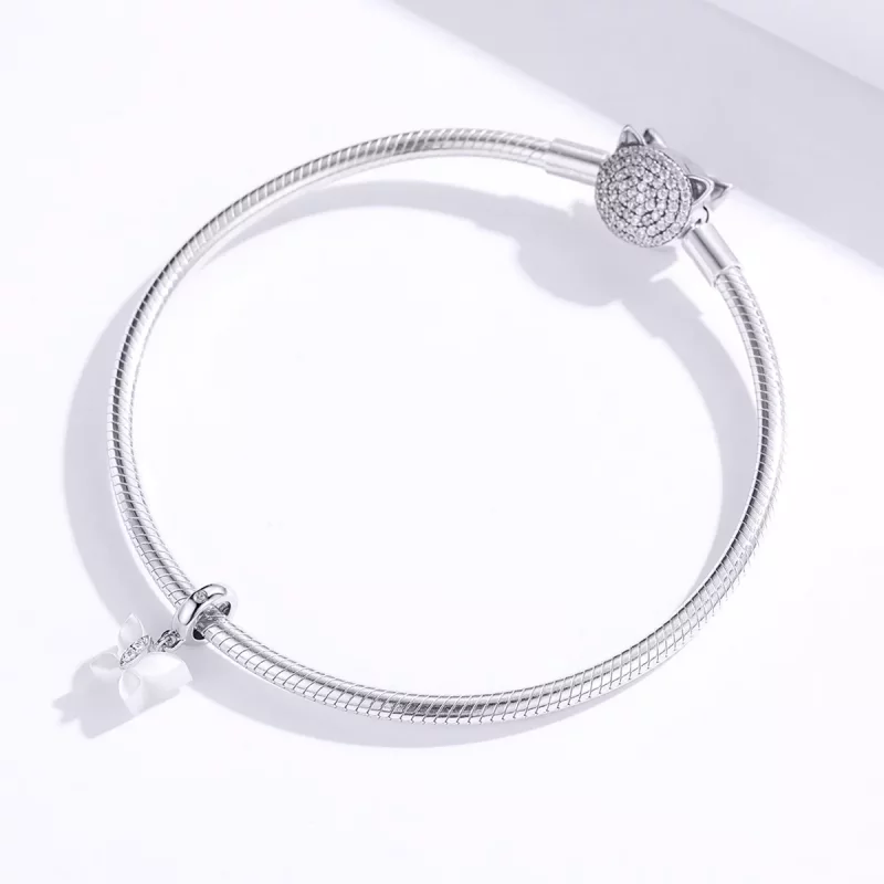 (afbeelding voor) Pandora Style Vlinder Hangende Bedel - SCC1414 - Bekijken 3