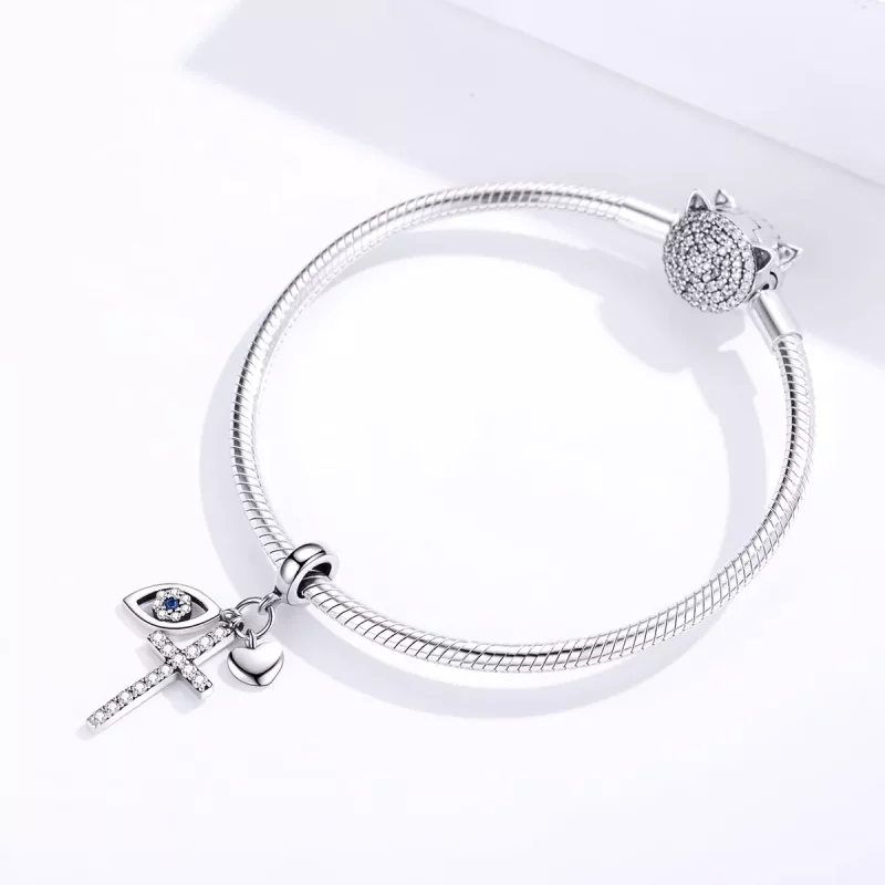(afbeelding voor) Pandora Style Voogd Hangende Bedel - SCC1327 - Bekijken 3