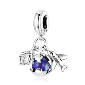 Pandora Style Wereld Reizen - Mini Camera Hangende Bedel - SCC2027 (afbeelding voor) Pandora Style Wereld Reizen - Mini Camera Hangende Bedel - SCC2027