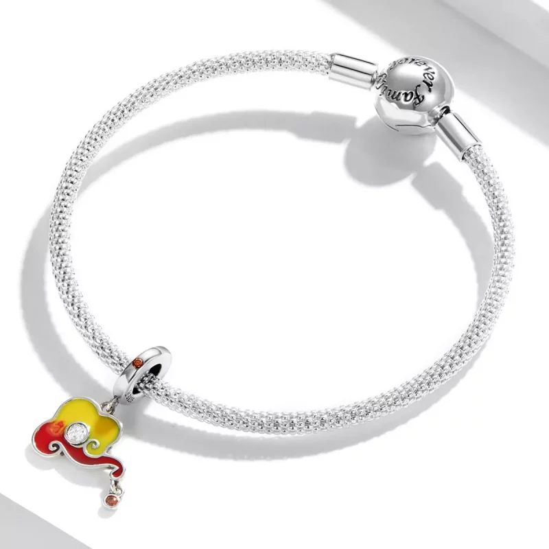 (afbeelding voor) Pandora Style Wolk Hangende Bedel - SCC2068 - Bekijken 3