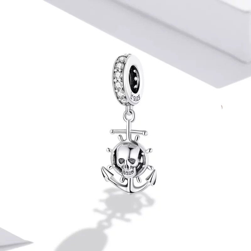 (afbeelding voor) Pandora Style World Travel - Skelet Piratenschip Hangende Bedel - SCC2030 - Bekijken 2